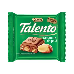 CHOCOLATE MINI TALENTO CASTANHA VERDE COM 15 UNIDADES