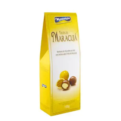 CHOCOLATE MONTEVERGINE BOMBOM TRUFA MARACUJA 100 GR