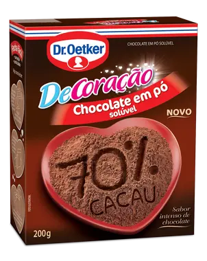 CHOCOLATE EM PÓ DR. OETKER 70% 200G