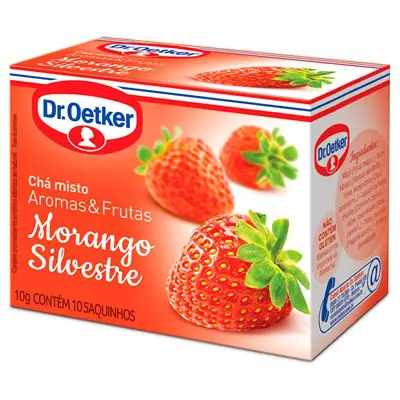 CHÁ DR. OETKER MORANGO SILVESTRE 10G