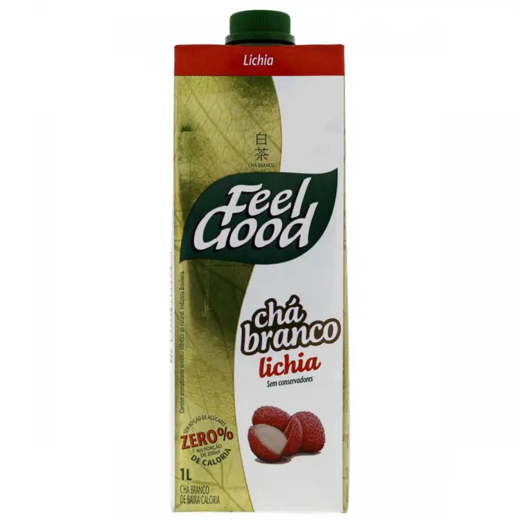 CHÁ FEEL GOOD BRANCO COM LICHIA 1L