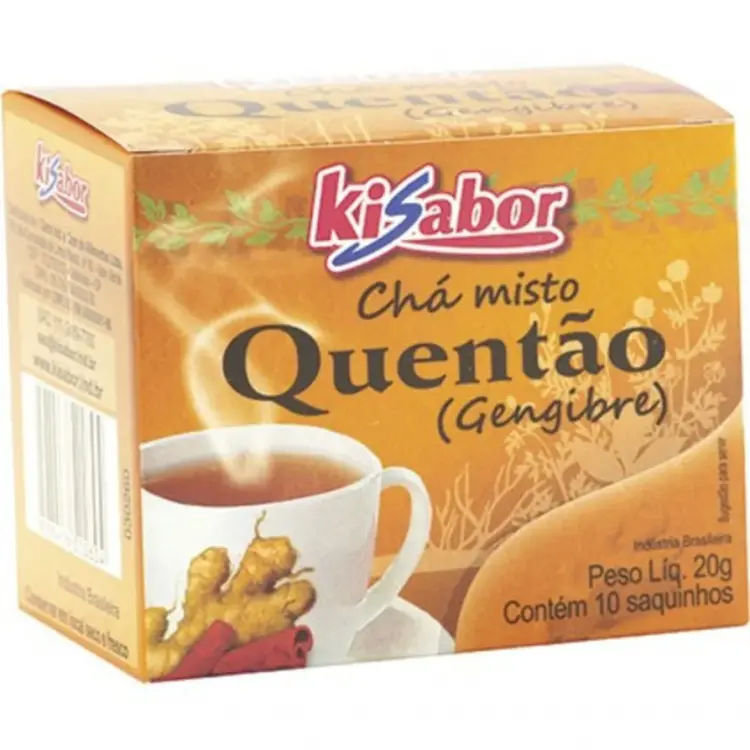 CHÁ KISABOR GENGIBRE QUENTÃO 20G