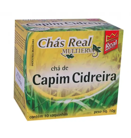 CHÁ REAL MULTIERVAS CAPIM-CIDREIRA 10 SACHES