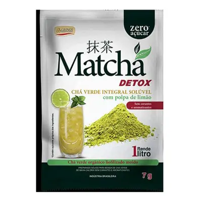 CHÁ VERDE MATCHÁ DETOX COM LIMÃO 7 G