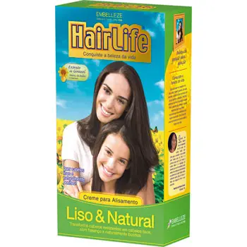 CREME ALISANTE HAIRLIFE - LISO & NATURAL - 180G