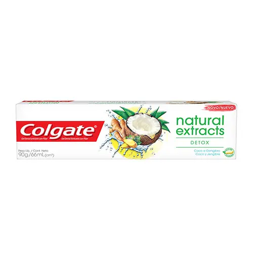 CREME DENTAL COLGATE NATURAL EXTRACTS DETOX 90G