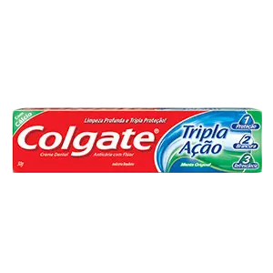 CREME DENTAL COLGATE TRIPLA AÇÃO MENTA 90G