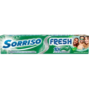 CREME DENTAL SORRISO FRESH HORTELÃ 90 GRAMAS