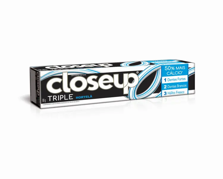 CREME DENTAL CLOSE UP TRIPLE HORTELÃ 90G