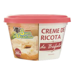 CREME DE RICOTA DE BÚFALA BOM DESTINO 200G