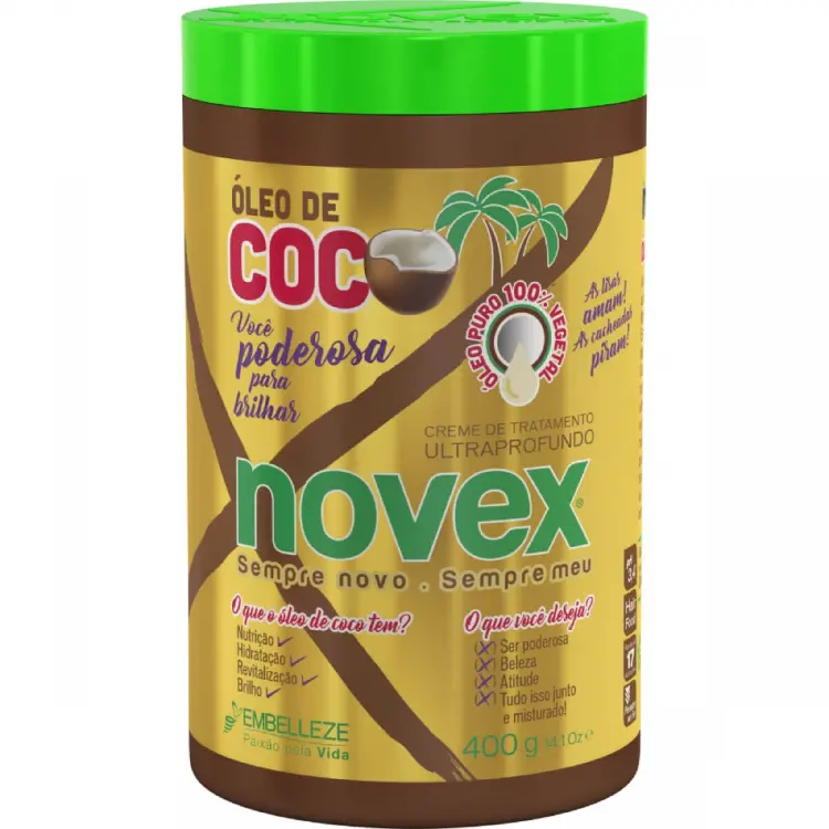 CREME NOVEX ÓLEO COCO 400G