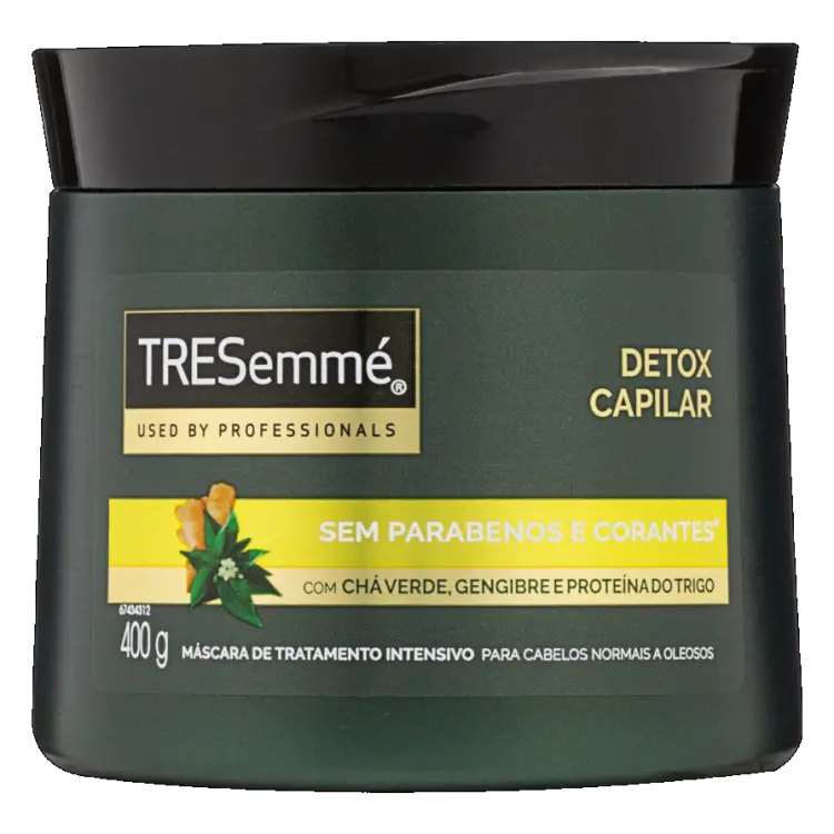 CREME DE TRATAMENTO TRESEMME DETOX CAPILAR 400G