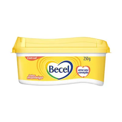 CREME VEGETAL BECEL SABOR MANTEIGA COM SAL 250G