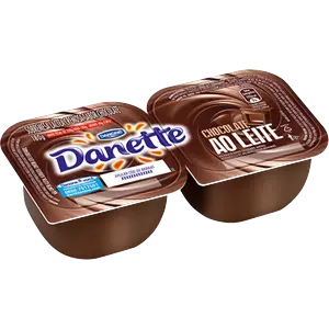 SOBREMESA DANETTE LÁCTEA CHOCOLATE AO LEITE 180G 2 UN