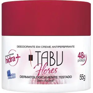 DESODORANTE CREME TABU FLORES 55G