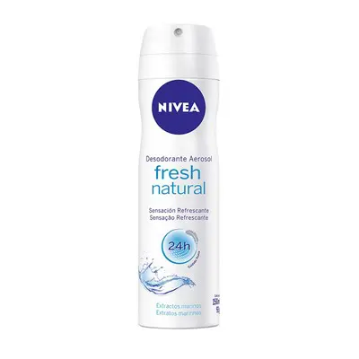 DESODORANTE AEROSOL NIVEA FRESH NATURAL 150ML