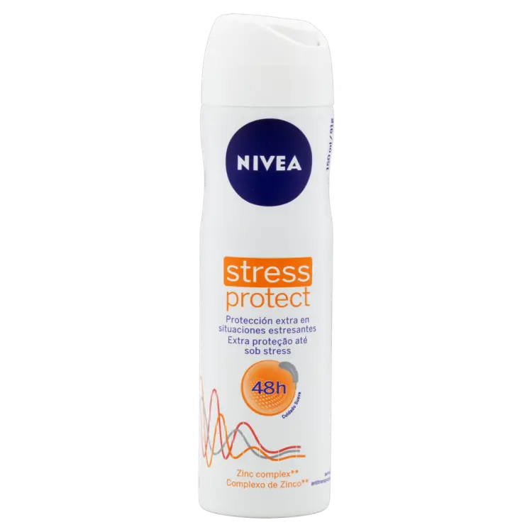 DESODORANTE NIVEA AEROSOL STRESS PROTECT FEMININO 150ML