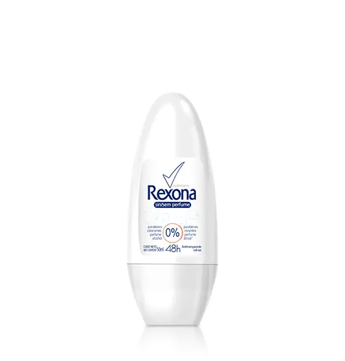 DESODORANTE REXONA ROLL-ON SEM PERFUME 50 ML