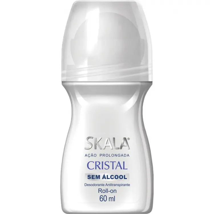 DESODORANTE ROLL-ON SKALA CRISTAL SEM ÁLCOOL 60ML