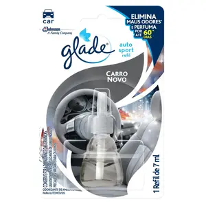 DESODORIZADOR GLADE RF AUTO SPORT CARRO NOVO 7ML