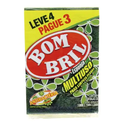 ESPONJA BOMBRIL MULTI USO LEVE4 PAGUE3 UNID