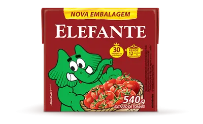 EXTRATO DE TOMATE ELEFANTE 540G