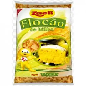 FARINHA DE MILHO ZAELI FLOCÃO 500G