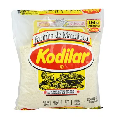 FARINHA DE MANDIOCA KODILAR CRUA 500G