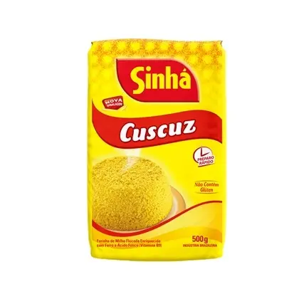 FARINHA DE MILHO CUSCUZ SINHA TRADICIONAL 500 GRAMAS