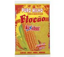 FARINHA DE MILHO KISABOR FLOCÃO 500 G