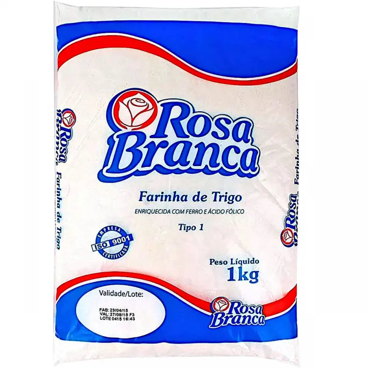 FARINHA DE TRIGO ROSA BRANCA 1KG