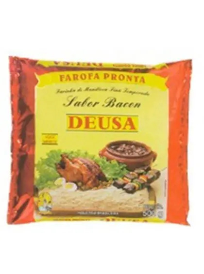 FAROFA PRONTA DEUSA MANDIOCA BACON 500 G