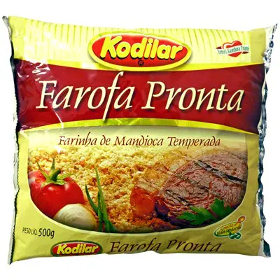 FAROFA PRONTA KODILAR MANDIOCA TEMPERO 500G