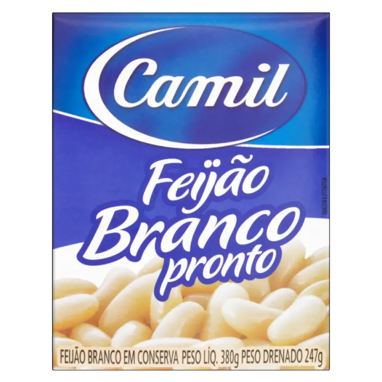 FEIJÃO BRANCO CAMIL PRONTO 380 G