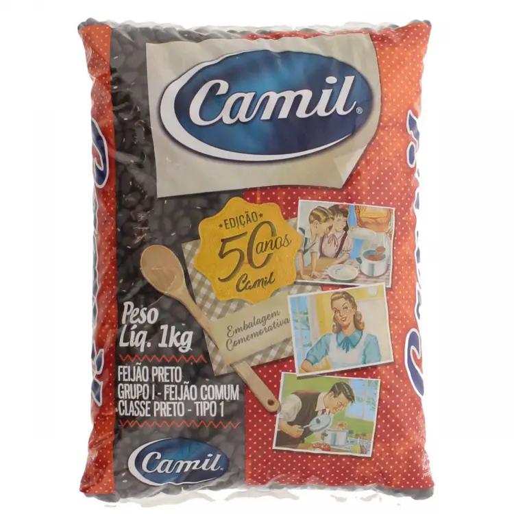 FEIJÃO PRETO CAMIL 1KG