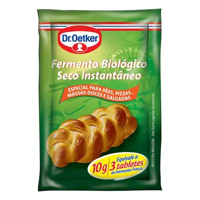 FERMENTO BIOLÓGICO SECO DR. OETKER INSTANTÂNEO 10G