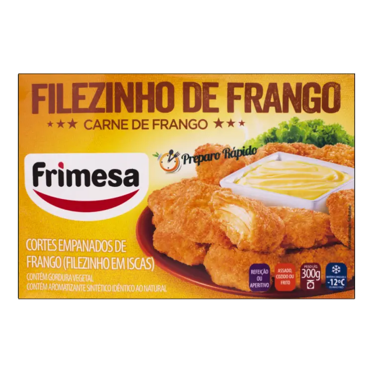 FILEZINHO FRIMESA FRANGO EMPANADO 300G