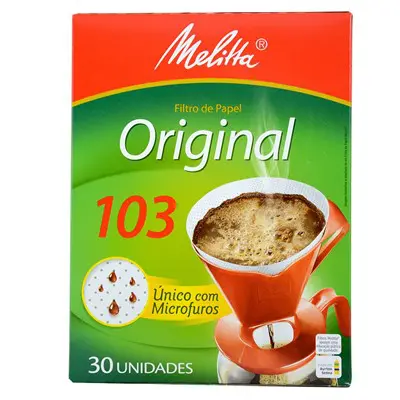 FILTRO DE PAPEL MELITTA ORIGINALGRANDE 103 COM 30 UNIDADES