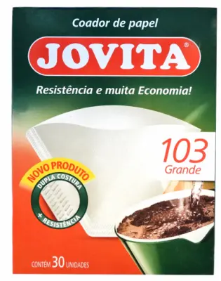 FILTRO PAPEL JOVITA 103 30 UNIDADES