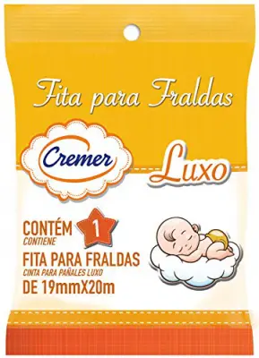 FITA PARA FRALDA CREMER BRANCA