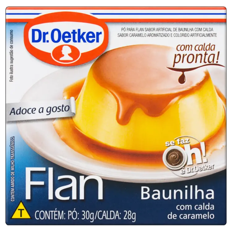 FLAN DR. OETKER BAUNILHA COM CARAMELO 58G