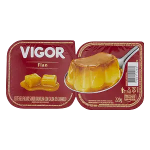 FLAN VIGOR BAUNILHA COM CARAMELO 220G