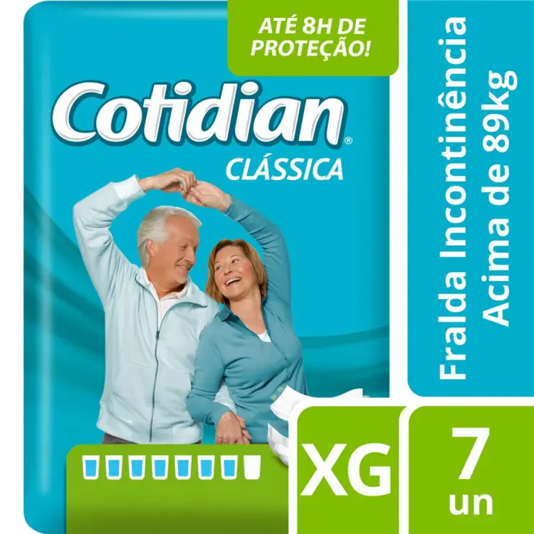 FRALDA COTIDIAN GERIÁTRICA XGDE COM 7 UNIDADES