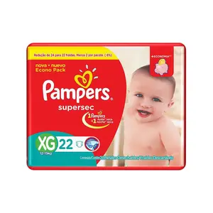 FRALDA DESCARTÁVEL PAMPERS SUPERSEC XG 22 UNIDADES