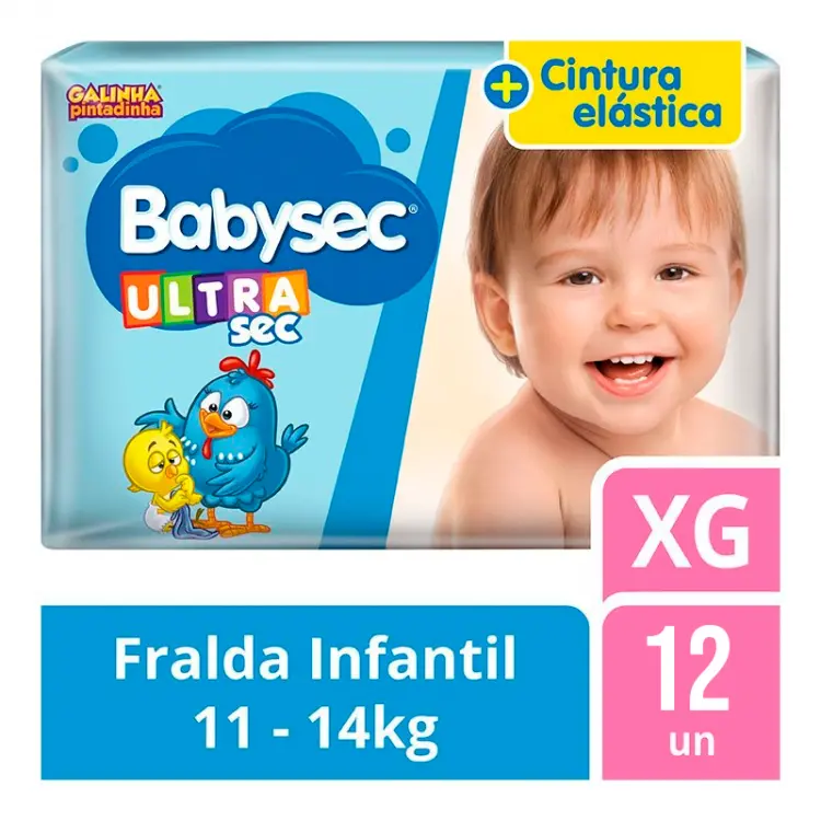 FRALDAS BABYSEC ULTRA SEC XG