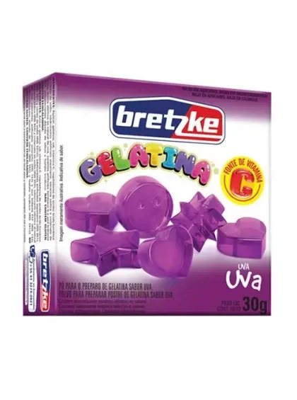 GELATINA BRETZKE UVA 30 GRAMAS