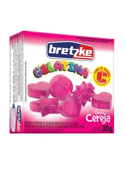 GELATINA BRETZKE CEREJA 30 GRAMAS