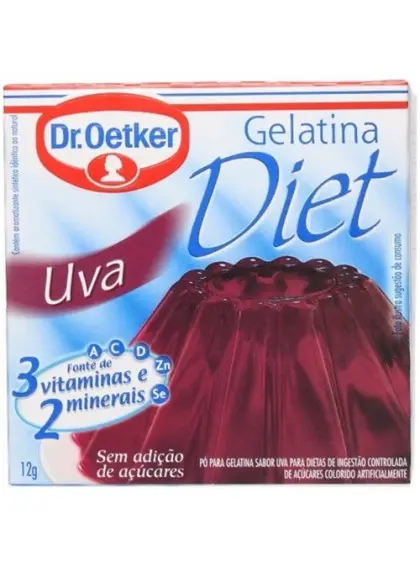 GELATINA DR. OETKER DIET UVA 12 G