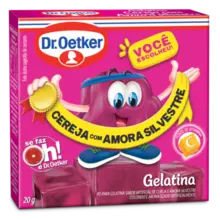 GELATINA DR. OETKER CEREJA COM AMORA SILVESTRE 20G