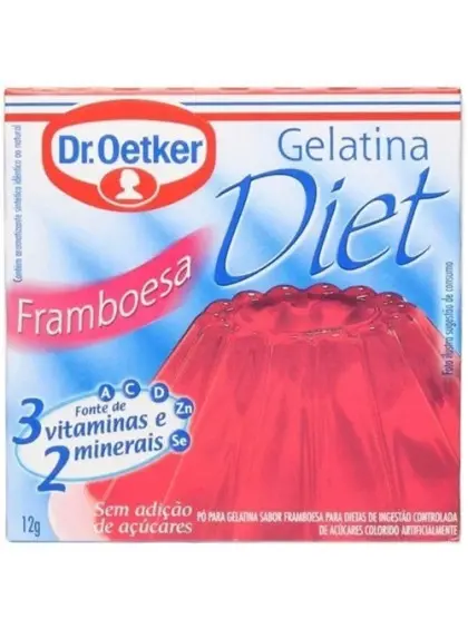 GELATINA DR. OETKER DIET FRAMBOESA 12 G